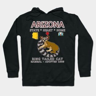 Arizona - Ring Tailed Cat - State, Heart, Home - state symbols Hoodie